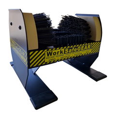 SINGLE - Heavy Duty Mounted Boot Brush - 3 Sided Mud and Dirt Scraper