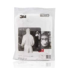 XL 3M Disposable Protective Coverall White Type 5/6 (4515)