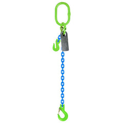Austlift Grade 100 Chain Sling 10mm 1leg Effective Length C/W Clevis Type Grab Shortner And Clevis Sling Hook Tested