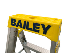 Bailey Ladders Pro Aluminium Dual Purpose 6 150kg Industrial Punchlock - 1.8m/3.2m