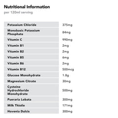 Body Armour Hangover Relief (6 x 120ml Bottles) - Tropical