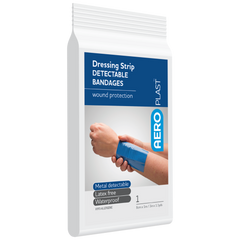 Aero Healthcare AEROPLAST Premium Detectable Dressing Strip 8cm x 1M