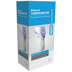 Aero Healthcare AERODIAGNOSTIC Pistol Grip Infrared Forehead Thermometer with Carry Case