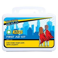 Aero Healthcare KIDS 2 Series Plastic Waterproof First Aid Kit 21 x 7.5 x 13cm