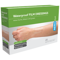 Aero Healthcare AEROFILM Waterproof Film Dressing 6 x 7cm Box/20