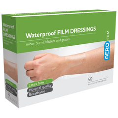Aero Healthcare AEROFILM Waterproof Film Dressing 6 x 7cm Box/50