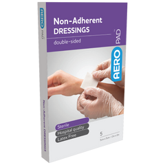 Aero Healthcare AEROPAD Non-Adherent Dressing 5 x 5cm Box/5
