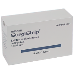 Aero Healthcare AEROPLAST Wound Closure Strips 6 x 100mm 10 strips/card Box/50