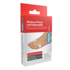 Aero Healthcare AEROSTEP Multiuse Fleecy Cotton Pad 68 x x100mm Box/4