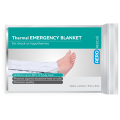 Aero Healthcare AERORESCUE Thermal Blanket 140 x 210cm Bag / 100