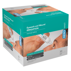 Aero Healthcare AEROWASH Sodium Chloride Eyewash Ampoule 30ml Box / 30