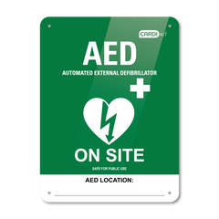 Aero Healthcare CARDIACT Poly AED On Site Sign 22.5 x 30cm