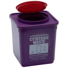 Aero Healthcare AEROHAZARD Cytotoxic Sharps Disposal Container 4L