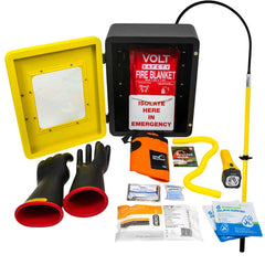 Volt Safety Wall Mounted High Voltage Rescue Kit Class 2 17kV