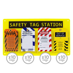 Volt Safety Wall Mounted Lockout Station Tag Centre