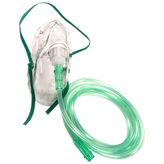 Aero Healthcare Oxygen Therapy Mask with 2M Tubing - Adult