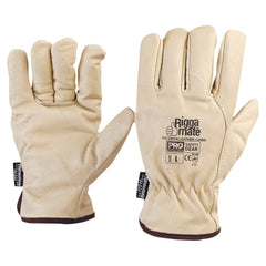 ProChoice LARGE Leather Glove Riggamate Lined Glove - Pig Grain Leather (PGL41TL)