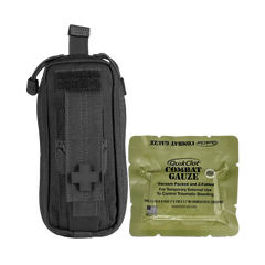 Aero Healthcare RAPIDSTOP Bleeding Control Kits - Small, Tactical Pouch - Combat Gauze
