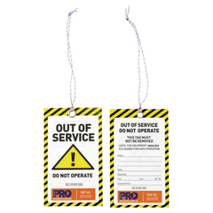 ProChoice "CAUTION" Safety Tags. Pack of 100 125mm x 75mm (STC12575)