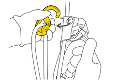 Petzl Rollclip Z Screw-Lock Pulley Carabiner (P75SL)