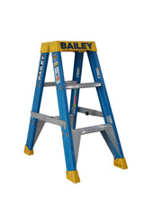 Bailey Ladders Pro Fibreglass Double Sided 3 150kg Industrial Punchlock - 0.9m