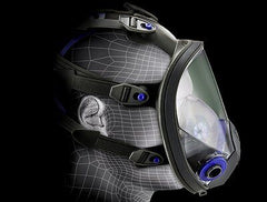 MEDIUM 3M Ultimate FX Full Facepiece Reusable Respirator FF-402