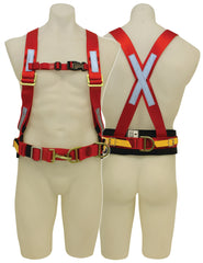 3M PROTECTA Miners Belt with Integral Braces AB002AU, Red, Medium, 1 EA/Case