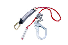 3M PROTECTA Adjustable Rope Shock Absorbing Lanyard AE529ADJ/10R, 2m, 1 ea