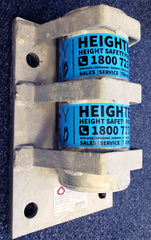 Wall mounted plate/sleeve, galvanized steel