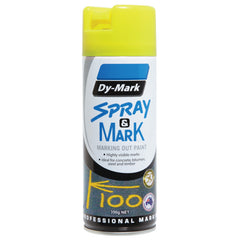 Dy-Mark Spray & Mark Inverted Spray (Fluoro Yellow | Box of 12)