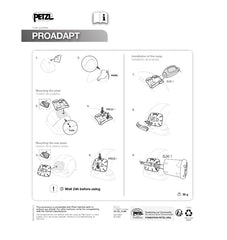 Petzl PRO ADAPT mount for DUO Headlamps (E80004)