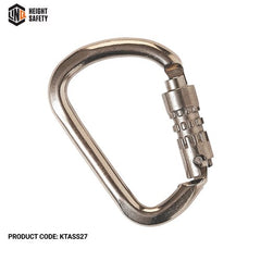 LINQ Karabiner - Triple Action Stainless Steel 27mm (KTASS27)