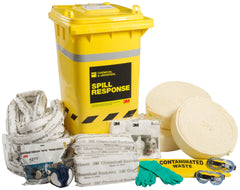 3M Chemical Sorbent Spill Kit Wheelie Bin - 180L (CSRK-180)