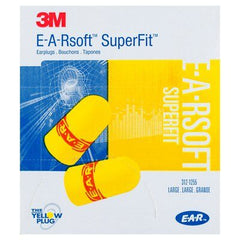 3M E-A-R soft Superfit Large Uncorded Earplugs Poly Bag 200 pairs/box (312-1255)