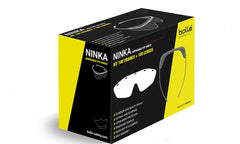 Bolle Eye Shields NINKA Large Kit Pack 100 Grey Frame + 100 Clear PET Lens (PSONINK010)