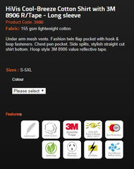 S DNC L/S Y/N Shirt with Tape