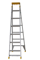 Bailey Ladders Pro Aluminium Dual Purpose 8 150kg Industrial Punchlock - 2.4m/4.4m