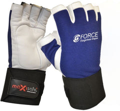 Maxisafe G-Force Fingerless Anti-Vibration Mechanics Gloves (6 Pairs)