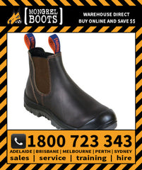Mongrel Oil Kip Elastic Side Boot Safety Work Boot Victor Footwear Shoe (545030)