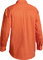 Bisley Closed Front Cotton Drill Shirt
