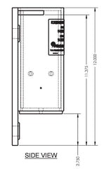 Wall mounted plate/sleeve, galvanized steel