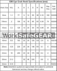 Grab Hook 03.2T 10mm (102010)