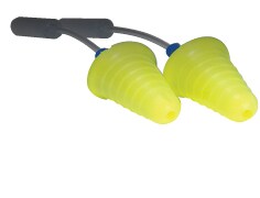 (PK 50) 3M Earfit E-A-R Push-Ins with Grip Rings Probed Test Plugs (393-2015-50)