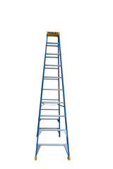 Bailey Ladders Pro Fibreglass Double Sided 10 150kg Industrial Punchlock - 3.0m