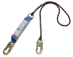 3M DBI-SALA EZ-Stop Shock Absorbing Kernmantle Rope Lanyard - Single Tail Z20203636, Navy Blue with orange fleck, 1 EA/Case