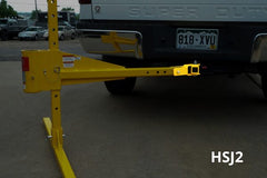 Vehicle hitch receptacle attachment, multi-directional, plated steel
