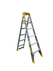 Bailey Ladders Pro Aluminium Dual Purpose 6 150kg Industrial Punchlock - 1.8m/3.2m