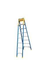 Bailey Ladders Pro Fibreglass Step Extension 8 150kg Industrial Punchlock (2.4m/4.1m)
