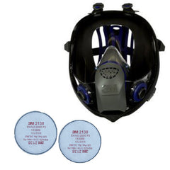 3M Ultimate FX Full Facepiece Reusable Respirator FF-401 Small with filters 2138 (FF-401-2138)