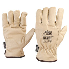 ProChoice LARGE Leather Glove Riggamate Lined Glove - Pig Grain Leather (PGL41TL)